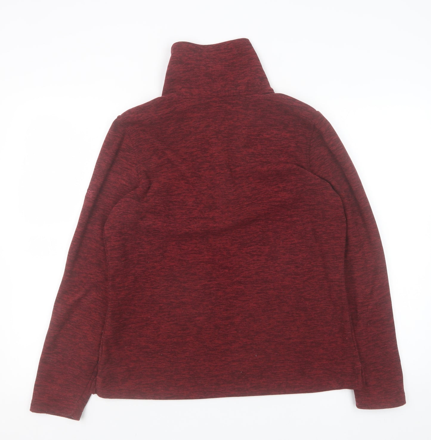 Regatta Great Outdoors Women Red 1/2 Zip Pullover Fleece UK 12