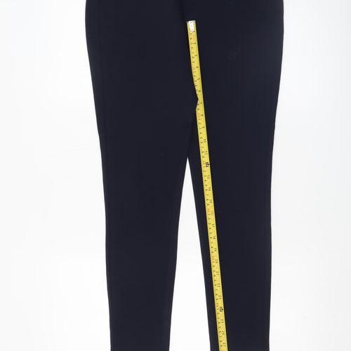 Dunnes Womens Black Stretch Slim Trousers Size 12