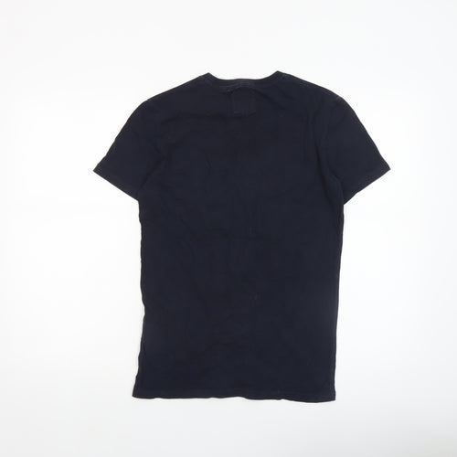 Superdry Men's Navy Osaka 6 Graphic Print T-Shirt XS