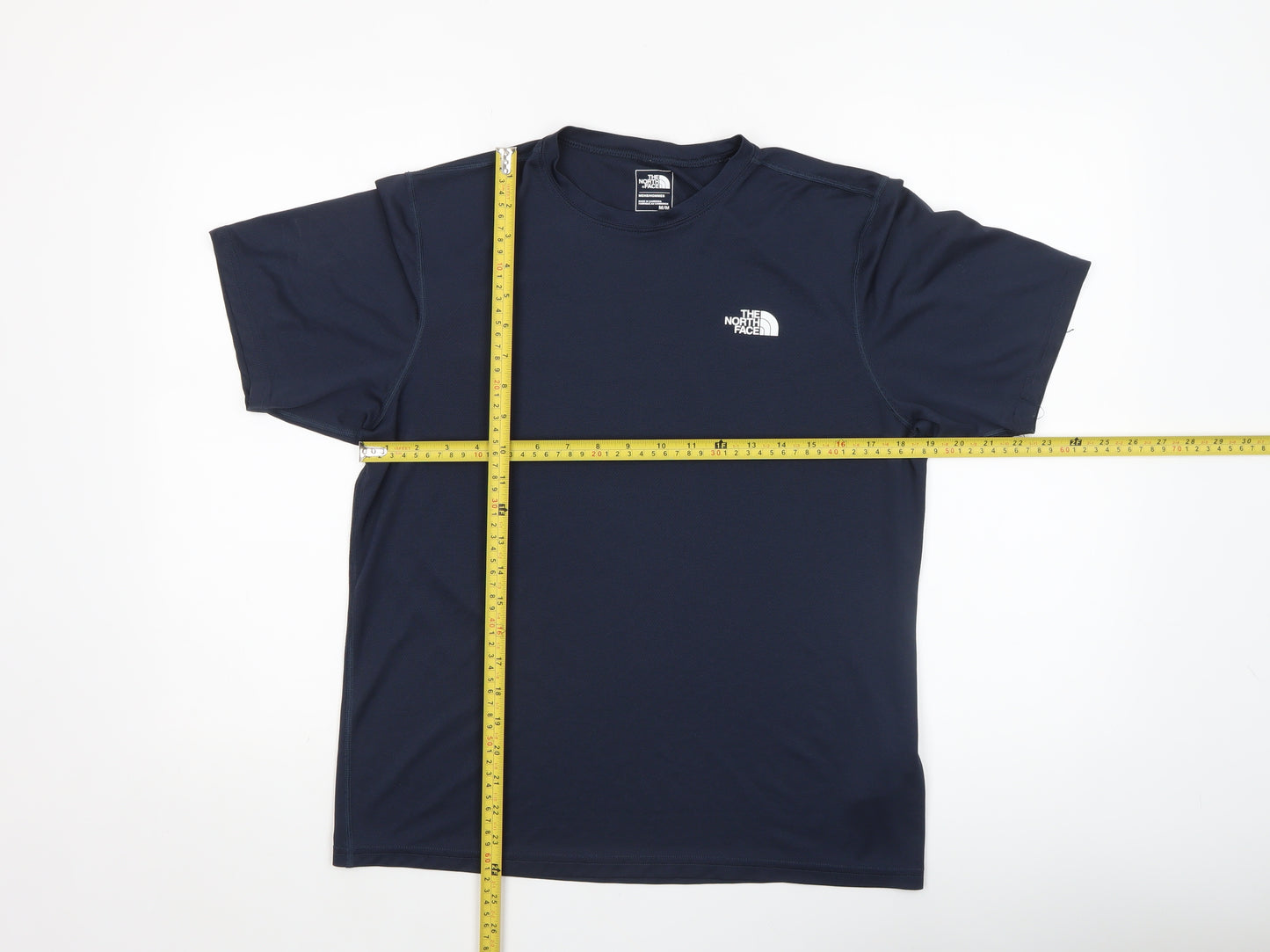 The North Face Men's Blue Polyester Short Sleeve Active T-Shirt M