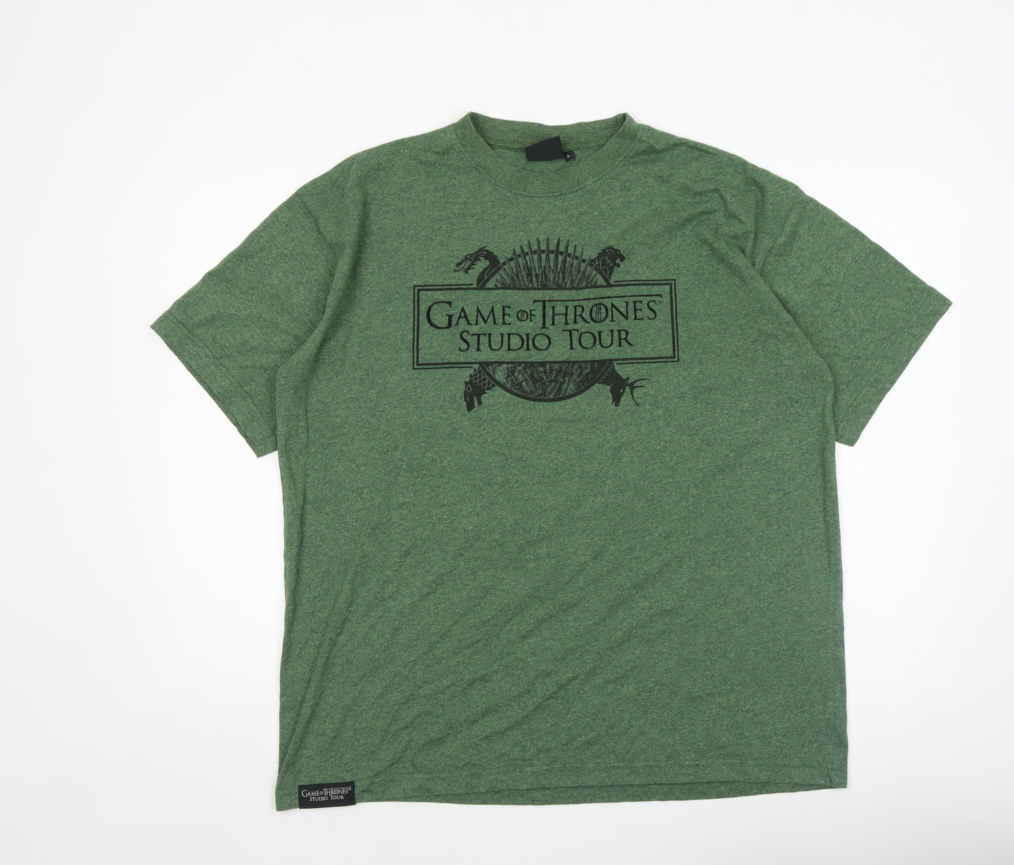 Game of Thrones Studio Tour Green Men's L Graphic T-Shirt