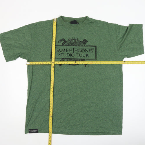 Game of Thrones Studio Tour Green Men's L Graphic T-Shirt