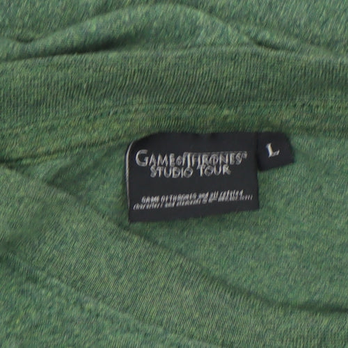 Game of Thrones Studio Tour Green Men's L Graphic T-Shirt