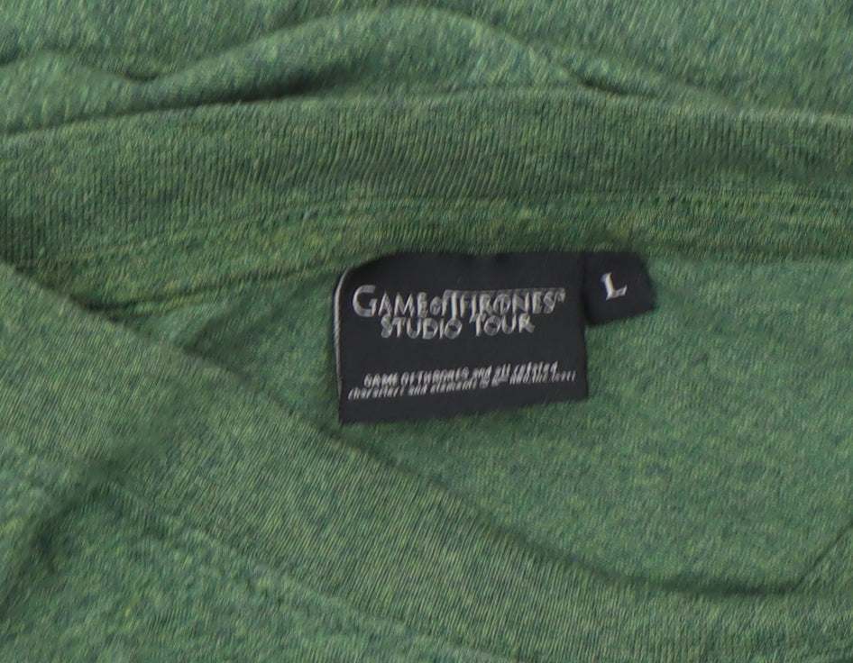 Game of Thrones Studio Tour Green Men's L Graphic T-Shirt