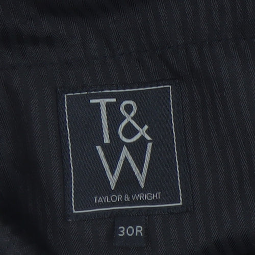 Taylor & Wright Men's Blue 30R Dress Pants Regular Fit Formal Trousers