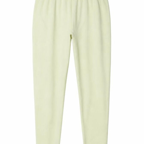 H&M Sport Women’s Green Ribbed Leggings Size S Slim Fit Stretch Activewear