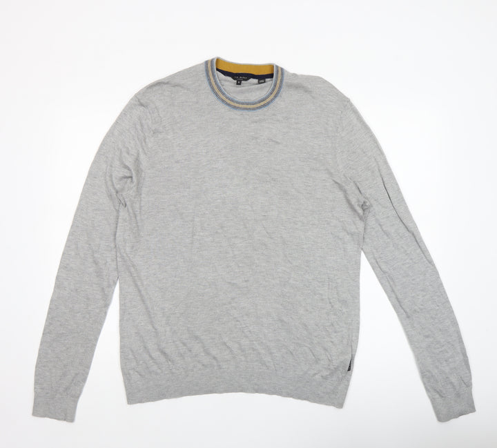 Ted Baker Men's Grey XL Crew Neck Pullover Jumper