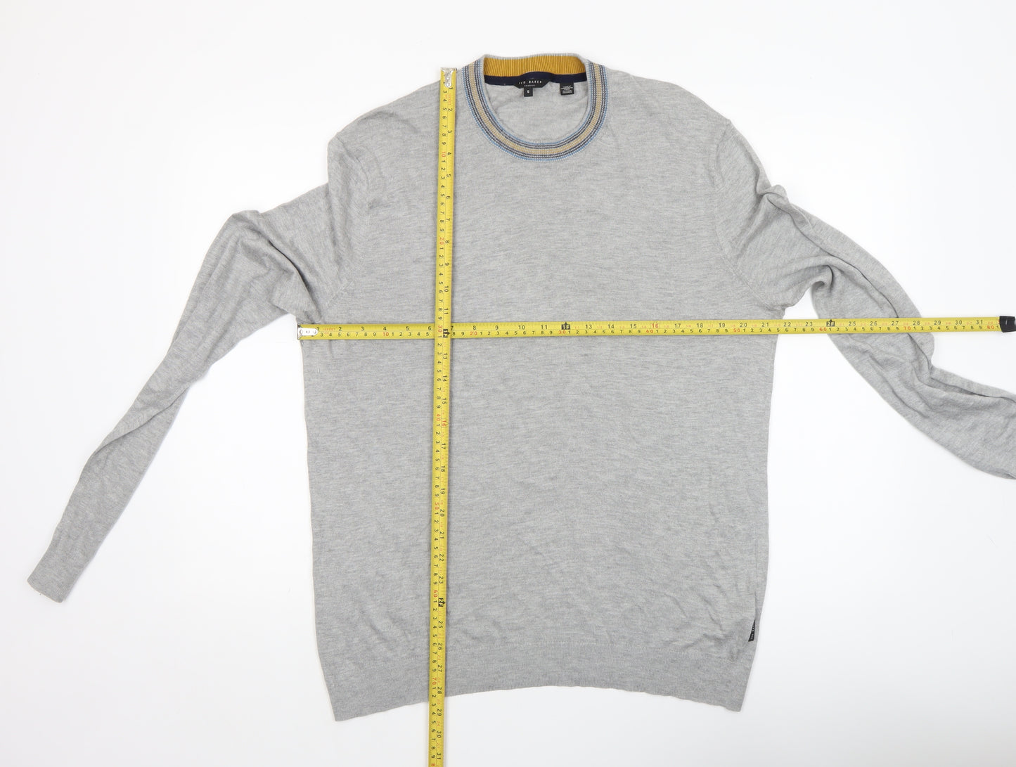 Ted Baker Men's Grey XL Crew Neck Pullover Jumper