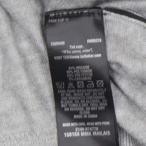 Ted Baker Men's Grey XL Crew Neck Pullover Jumper