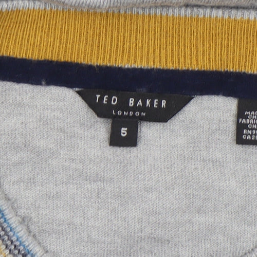 Ted Baker Men's Grey XL Crew Neck Pullover Jumper