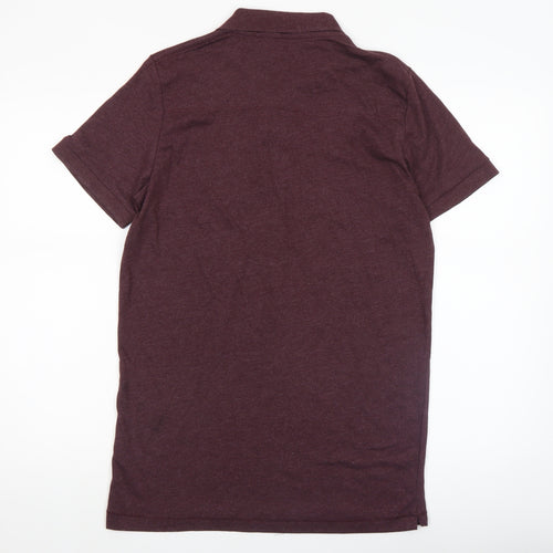 French Connection Men’s Brown Cotton Blend Polo Shirt Size M