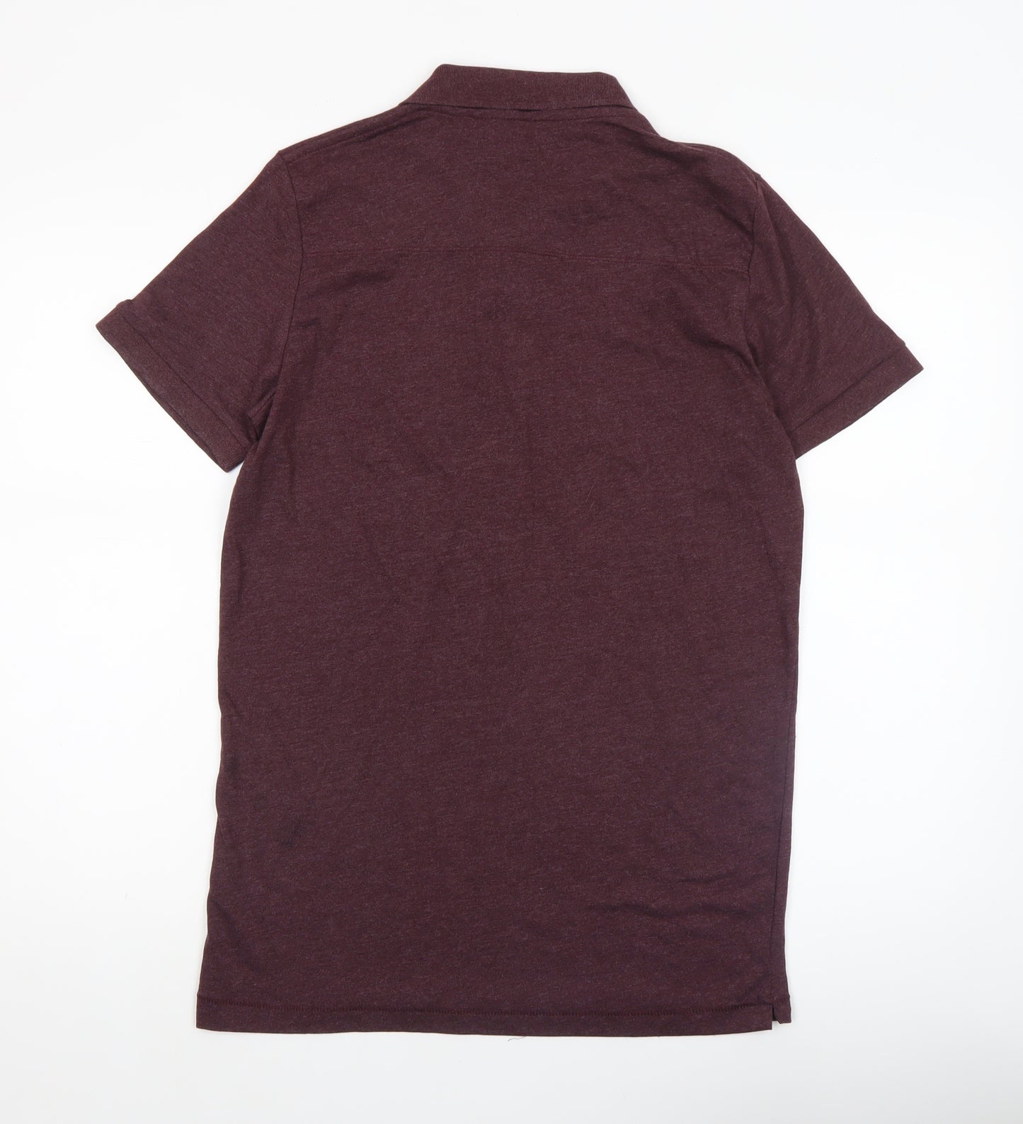 French Connection Men’s Brown Cotton Blend Polo Shirt Size M