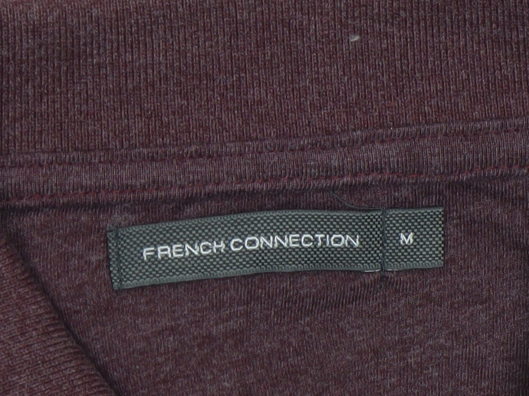 French Connection Men’s Brown Cotton Blend Polo Shirt Size M