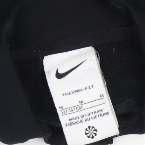 Nike Boys Black Therma-Fit 1/4 Zip Pullover Sweatshirt M
