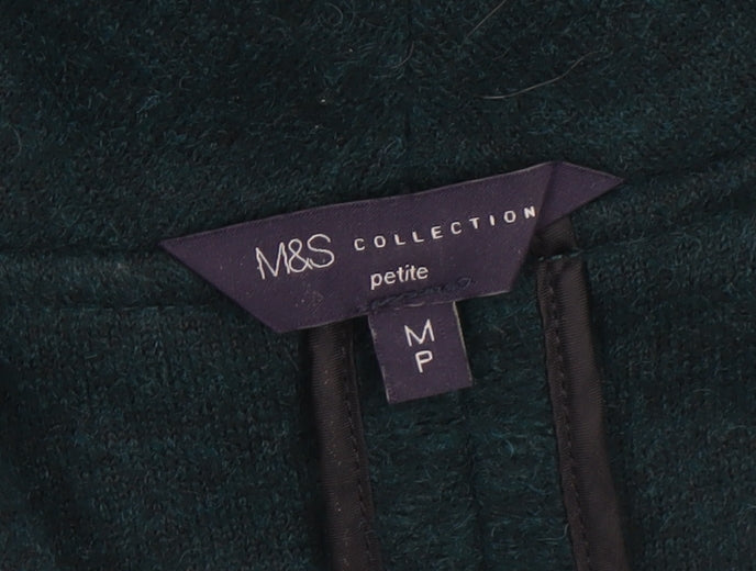 Marks and Spencer Women’s Petite Green Wool Blend Coatigan M