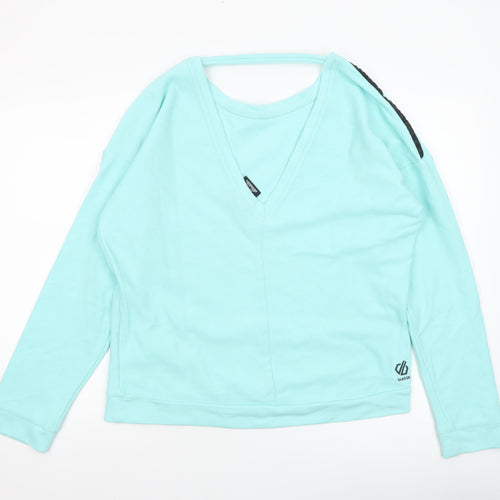 Dare 2B Women's Blue Pullover Sweatshirt Size 14 Cotton Blend
