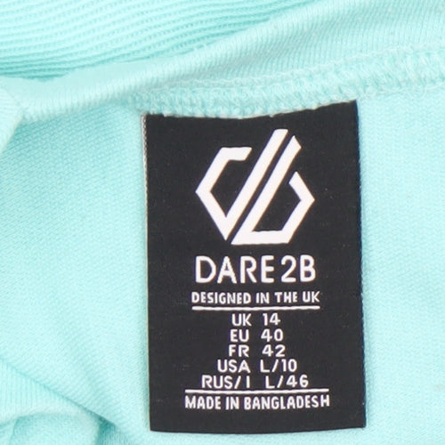 Dare 2B Women's Blue Pullover Sweatshirt Size 14 Cotton Blend