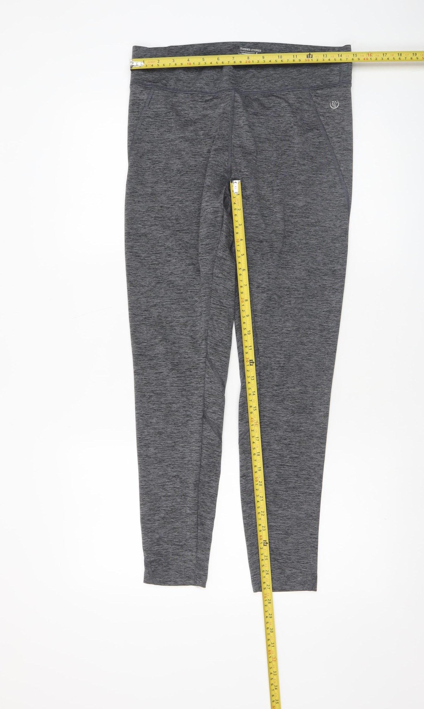 Dunnes Stores Women Grey Leggings Medium Performance Sportwear