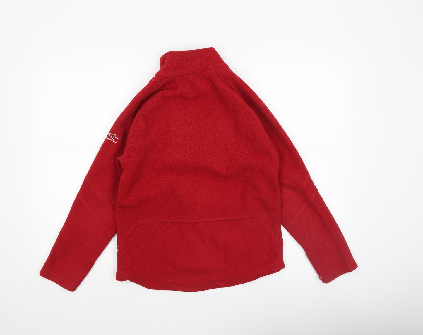 Regatta Boys Red Fleece Jacket 13-14 Years Full Zip Outdoor Warm Top