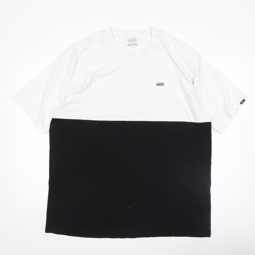 Vans Men's XL Multicoloured Colourblock Classic Fit T-Shirt