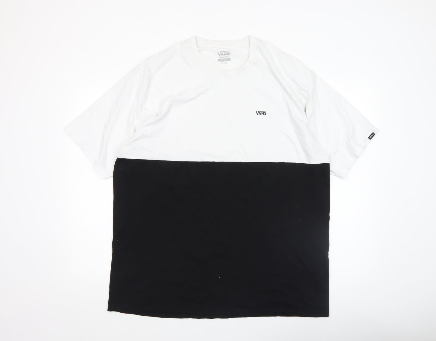 Vans Men's XL Multicoloured Colourblock Classic Fit T-Shirt