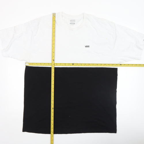 Vans Men's XL Multicoloured Colourblock Classic Fit T-Shirt
