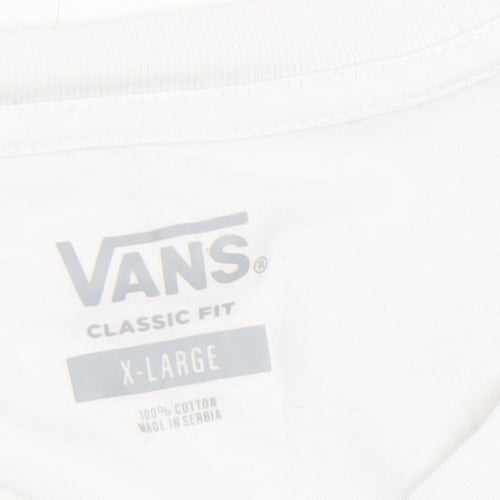 Vans Men's XL Multicoloured Colourblock Classic Fit T-Shirt