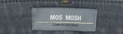 MOS MOSH Women's Grey Skinny Jeans Size 27 Slim Fit Denim