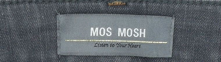 MOS MOSH Women's Grey Skinny Jeans Size 27 Slim Fit Denim