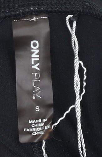 ONLY PLAY Women's Black High Rise Ankle Leggings Size S
