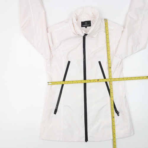 Normann Women White Size 10 Lightweight Zip Up Jacket
