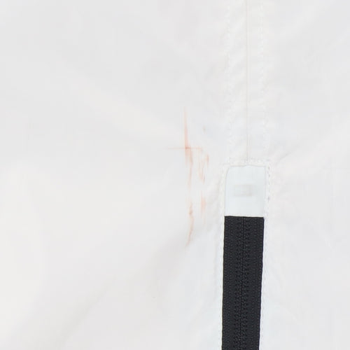 Normann Women White Size 10 Lightweight Zip Up Jacket