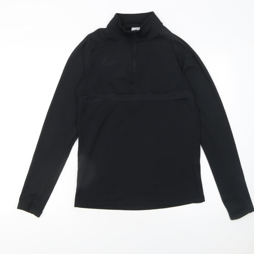 Nike Men's Black XS Dri-Fit 1/4 Zip Athletic Sweatshirt