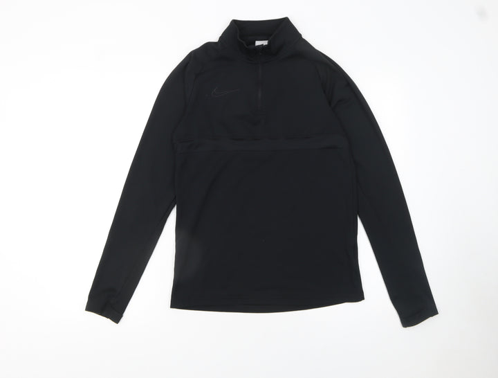 Nike Men's Black XS Dri-Fit 1/4 Zip Athletic Sweatshirt