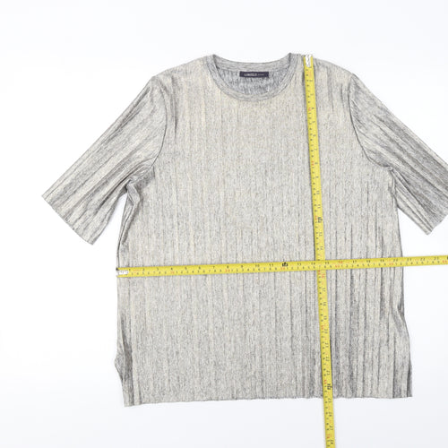 Marks and Spencer Women’s Silver Grey Tunic Top UK 10 Polyester Blend