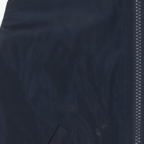 Disney Boys Blue Mickey Mouse Bomber Jacket 4-5 Years Full Zip Casual