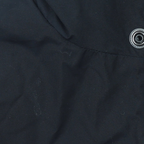 Obey Men's Black Anorak Hooded Jacket Size S Fleece Lined Winter Streetwear
