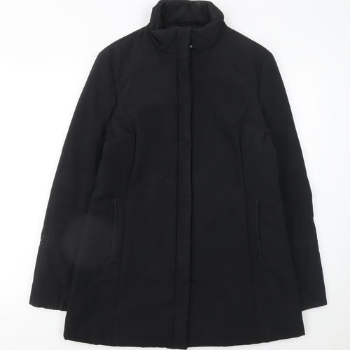 InWear Women's Black Mid-Length Padded Coat Size 10 UK