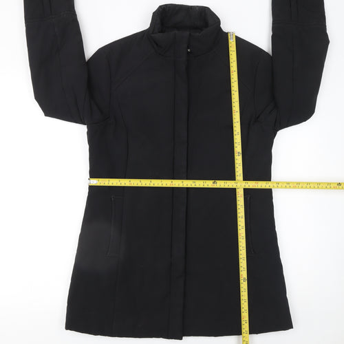 InWear Women's Black Mid-Length Padded Coat Size 10 UK