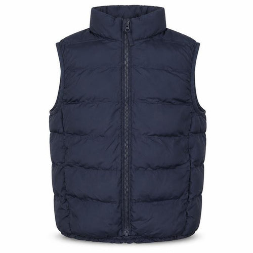 UNIQLO Boys Blue Puffer Waistcoat 7-8 Years Lightweight Quilted Gilet