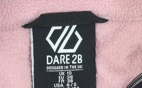 Dare 2B Women's Pink Fleece Full Zip Jacket Size 10