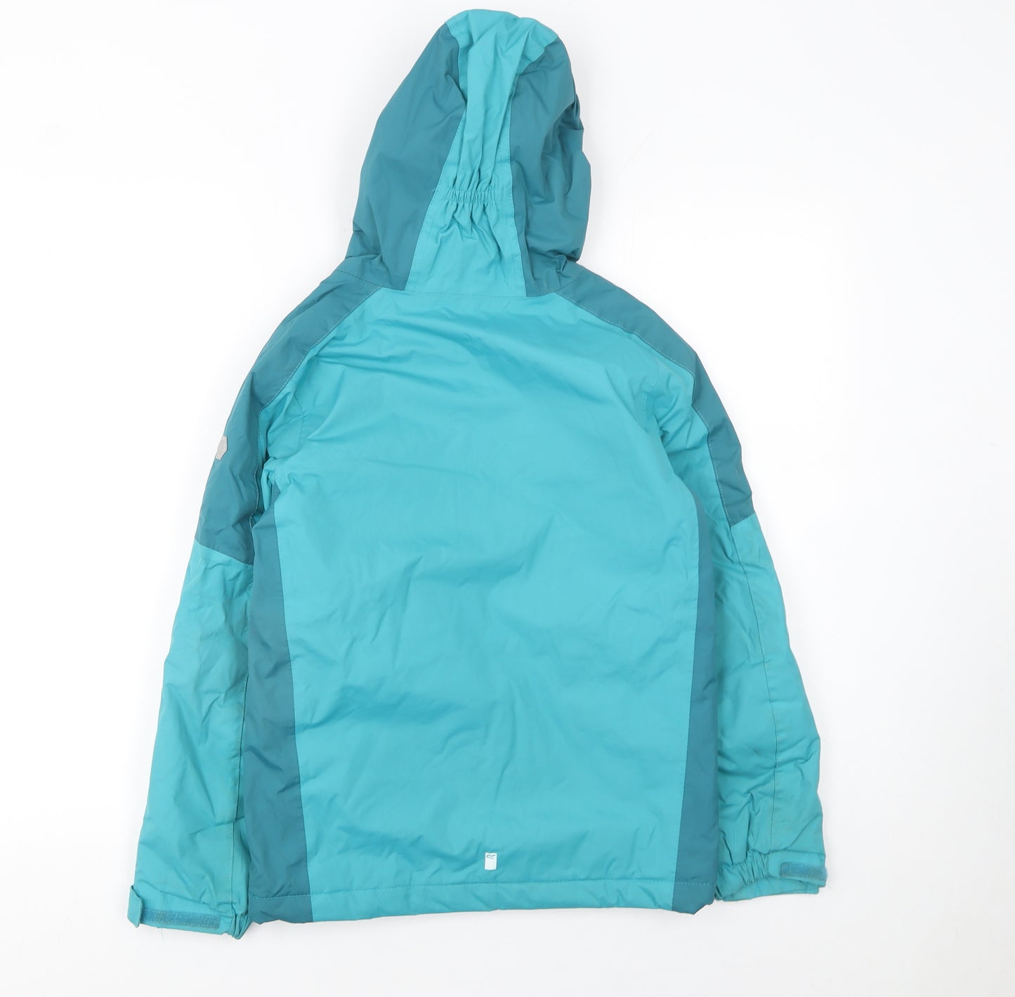 Regatta Boys Blue Waterproof Hooded Rain Coat Jacket 9-10 Years