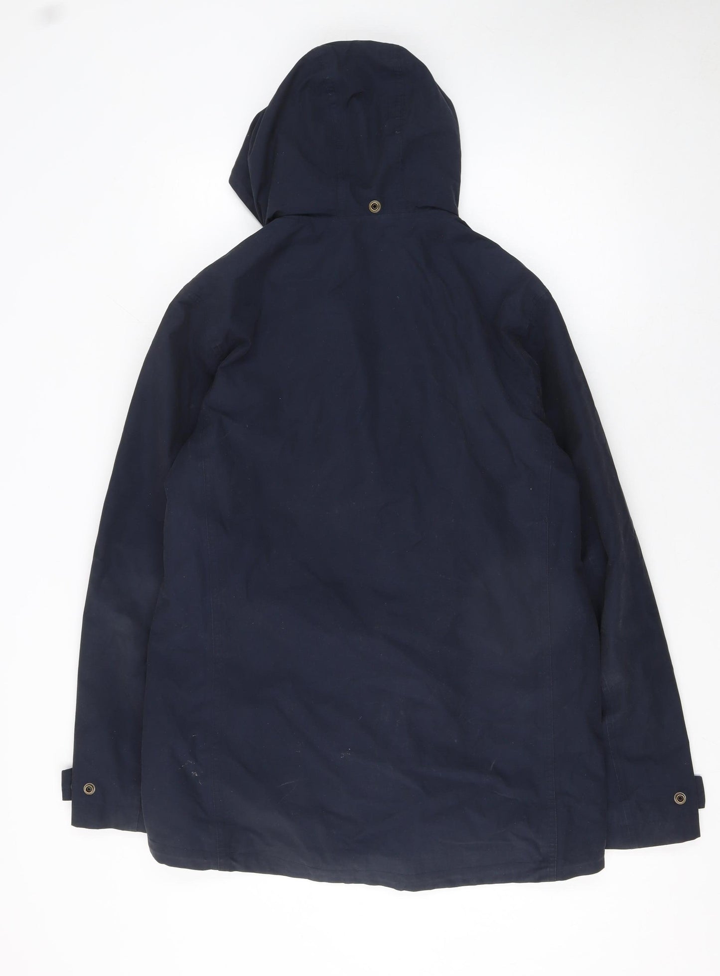 Fat Face Men's Blue Waterproof Hooded Parka Jacket Size S