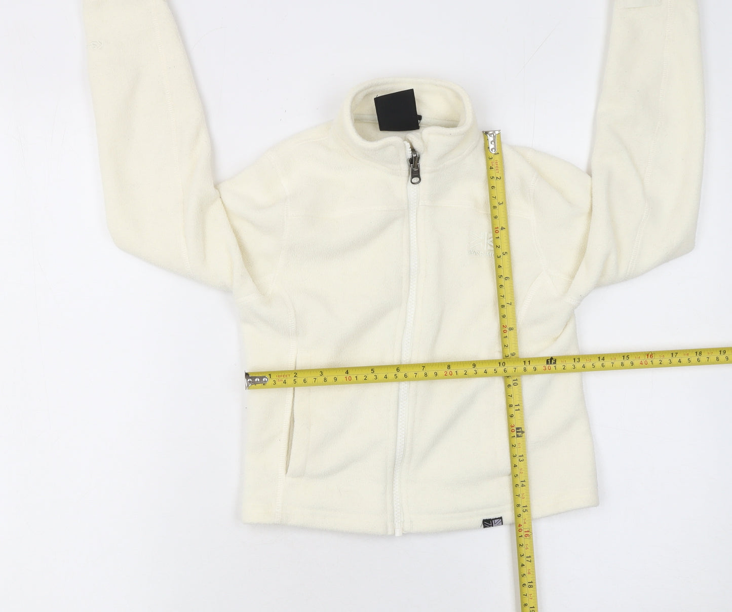 Karrimor Boys Ivory Fleece Full Zip Jacket 7-8 Years Lightweight Outdoor
