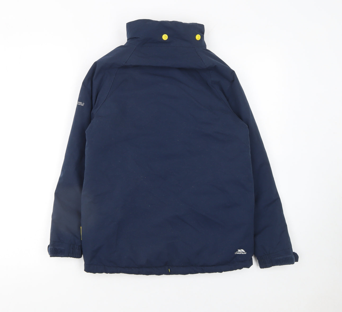 Trespass Boys Blue Waterproof Windproof Parka Jacket 7-8 Years