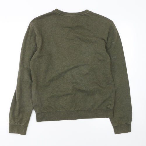 Emporio Armani EA7 Men's Green Crew Neck Sweatshirt Size S