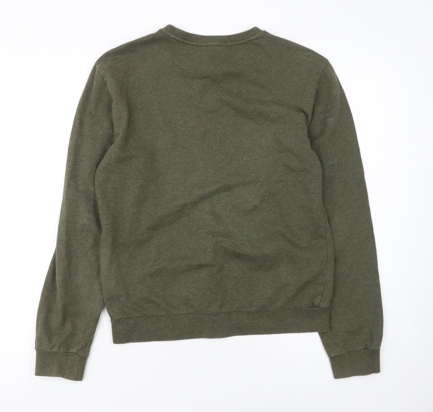 Emporio Armani EA7 Men's Green Crew Neck Sweatshirt Size S