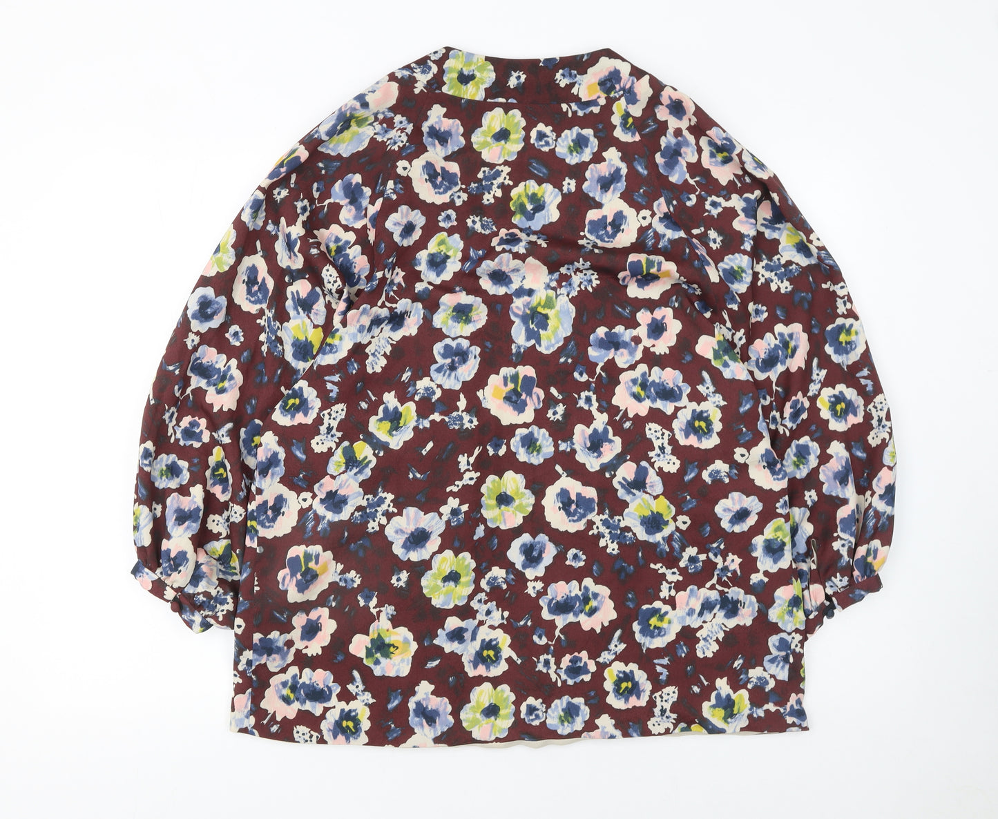 Topshop Women’s Multicoloured Floral Kimono Style Blazer Size 12