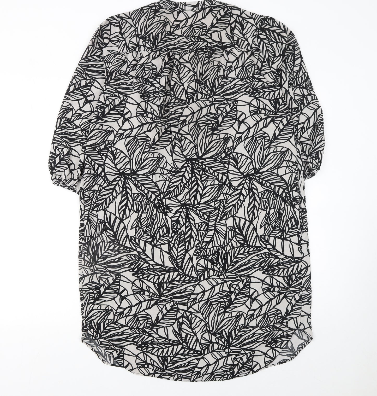 Et Vous Women’s Black White Floral Shift Dress Size 10