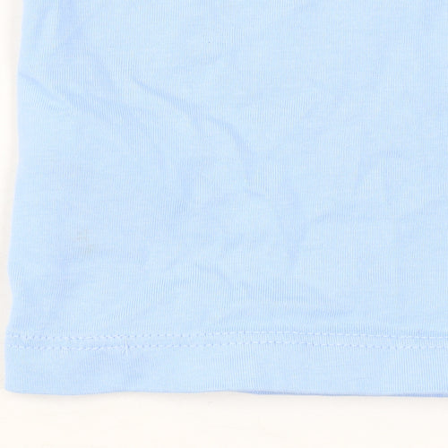 Tommy Hilfiger Blue Nautical Graphic Baby T-Shirt 3-6M Cotton Crew Neck